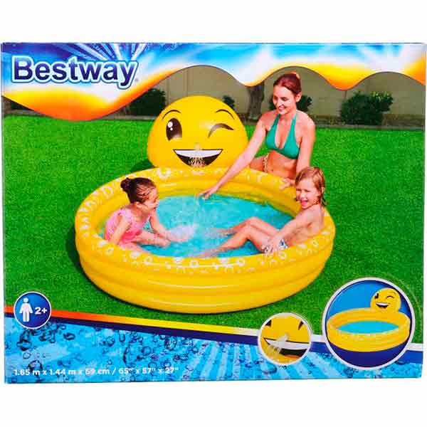 Басейн надувний Bestway Emoji 165х144х69 см