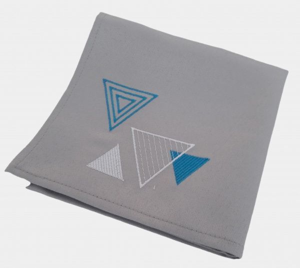 Комплект серветок Едельвіка Геометрія 217-19/00 2 шт. 33x33 см сірий 