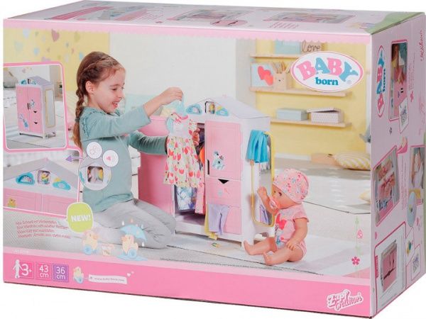 Набір Zapf Baby Born Гардероб з качечкою та прогнозом погоди 827987