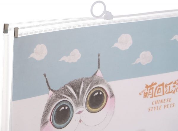 Папка zip lok Lovely голубая