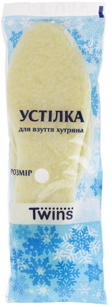 Устілки для взуття хутряні 36-37 білий