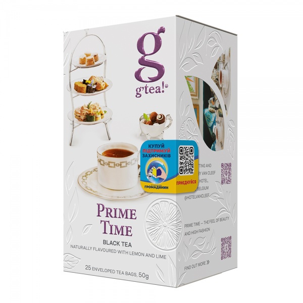 Чай черный GRACE™ Prime Time с ароматом лимона и лайма 25 шт. 