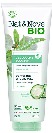 Гель для душа Смягчающий Миндаль Eugene Рerma Nat&Nove BIO 250 мл