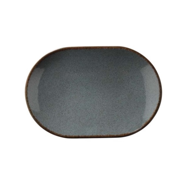 Блюдо овальне Colorx 28 см синій Kutahya 