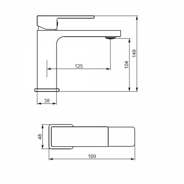 Смеситель для умывальника Damixa Gala 530210000