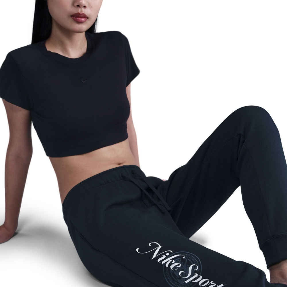 Брюки Nike W NSW Club FLC GX STD Pant HV2346-010 р. M черный