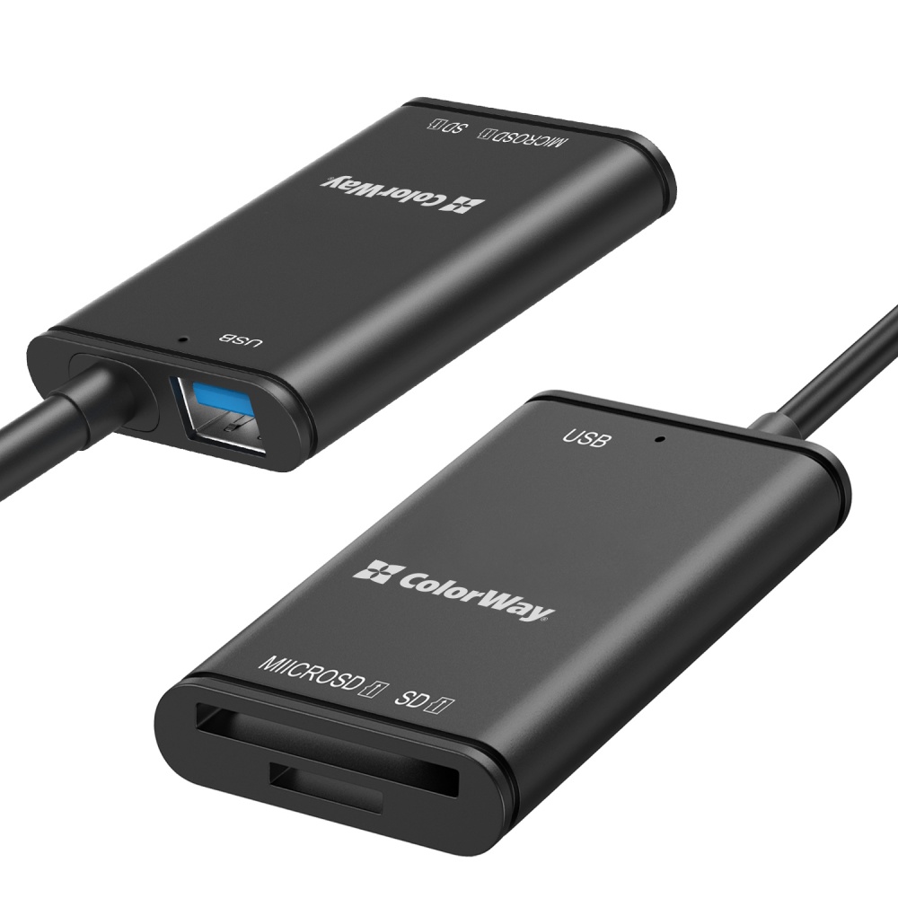 Кардрідер ColorWay USB-C to USB 3.0/SD/MicroSD (CW-CR-02)