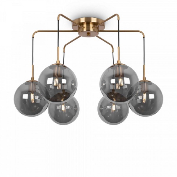 Люстра Blitz 6x60 Вт E27 черный/золото 2881-46 