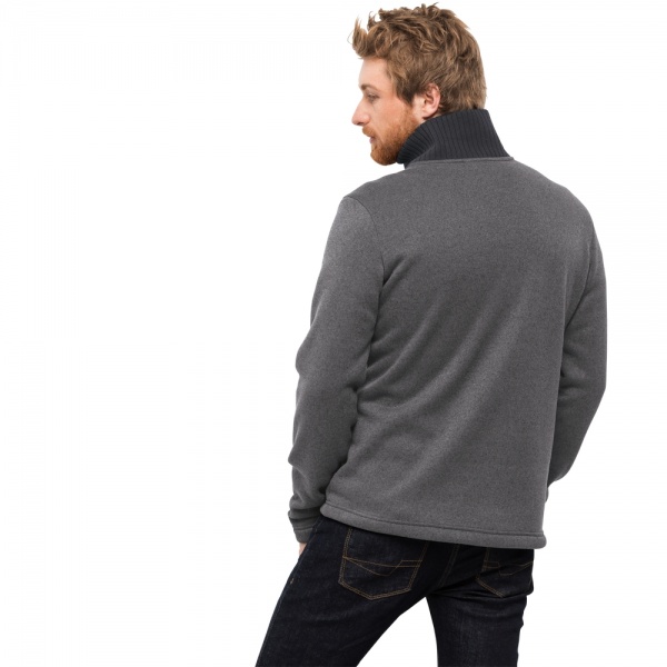 Джемпер Jack Wolfskin SCANDIC PULLOVER MEN 1706961-6011 р. S серый