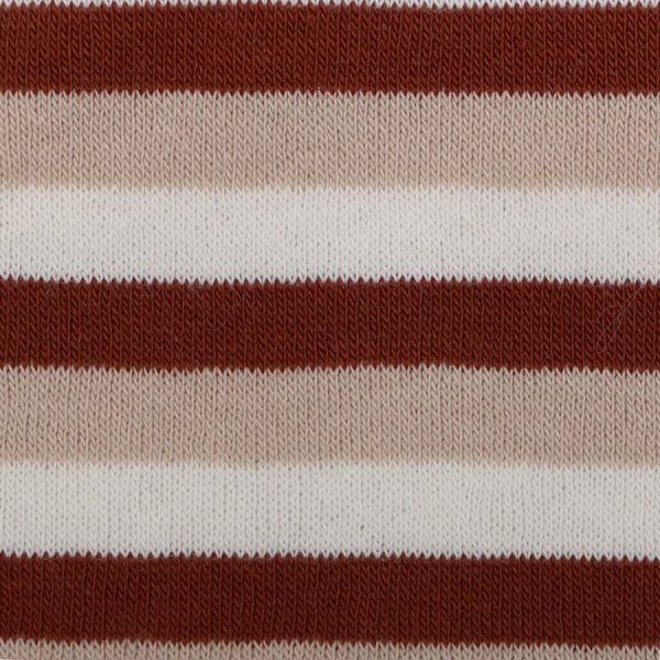 Слюнявчик Фламинго нагрудный Полосатый коричневый 668-319-6 