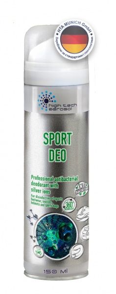 Нейтрализатор запаха HTA HTA Sport Deo 150 ml серебряный