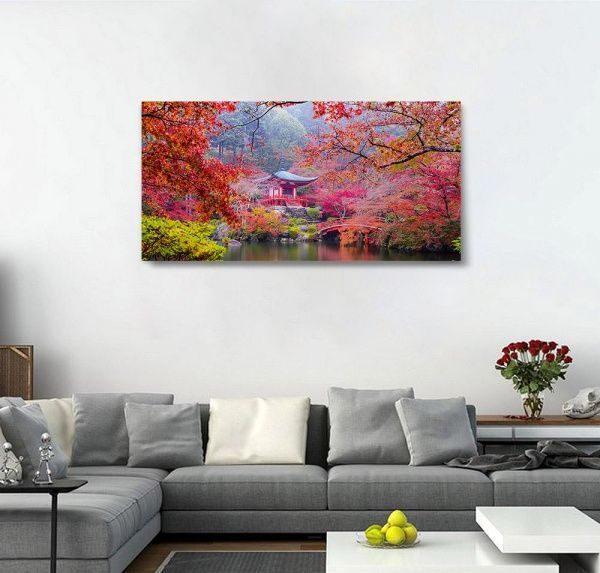 Репродукция Японские пагоды 96x48 см i_96x48_00063 