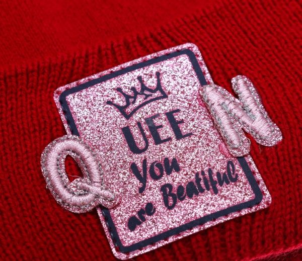 Шапочка дитяча для дівчинки Kraft+ 9580 р.52-54 червоний 