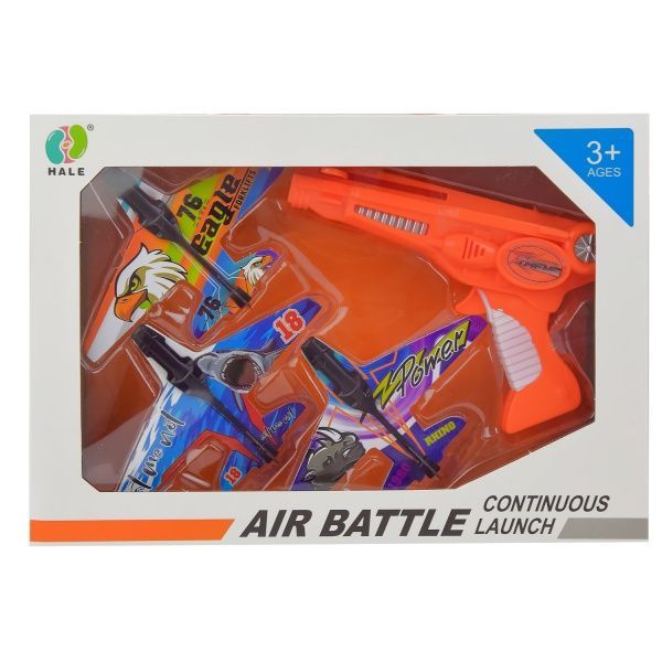 Ігровий набір Літачок-запускалка з пістолетом в асортименті K906