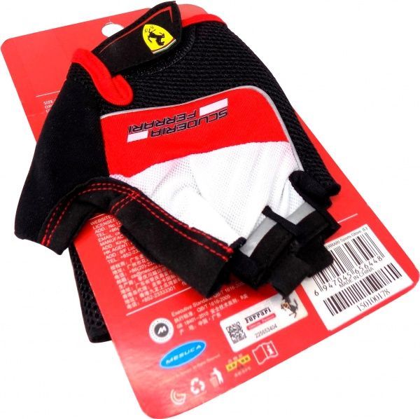 Перчатки Ferrari FLKA56583 р. L красный с черным
