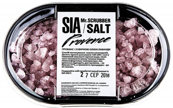 Соль с эфирным маслом Mr.SCRUBBER Sia Provence 400 г
