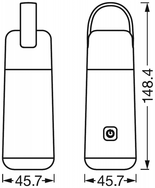 Фонарик-лампа Ledvance Nightlux Mobile Multi Power-Bank белый