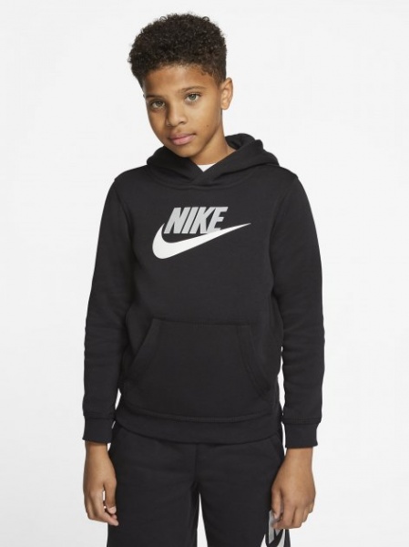 Джемпер Nike CLUB + HBR PO CJ7861-011 р.XS чорний