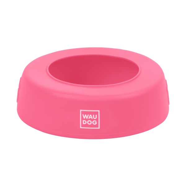 Миска-непроливайка WAUDOG Silicone 1 л рожевий 50797