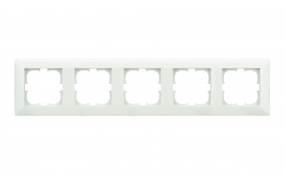 Рамка пятиместная Exen ODAK горизонтальная белый 210-010000-105