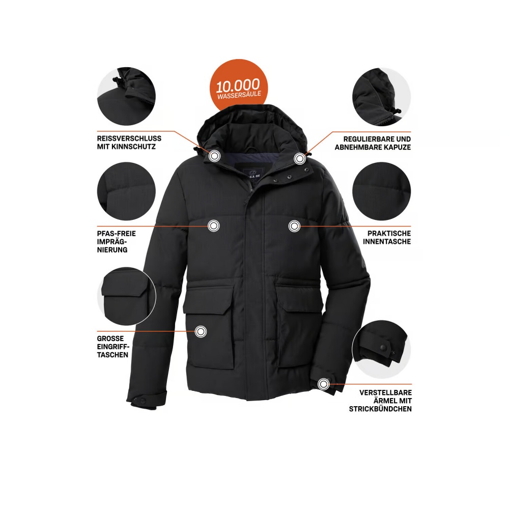 Куртка Killtec GW 26 MN QLTD JCKT 43518-200 р.M чорна