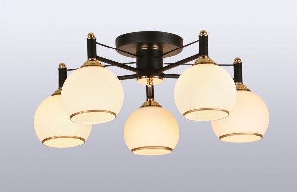 Люстра потолочная Blitz 5x60 Вт E27 черный 1809-45 