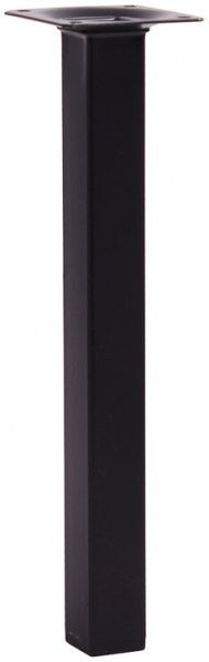 Меблева ніжка Larvij L61S25BL25 квадратная 25х25х250 мм черная 