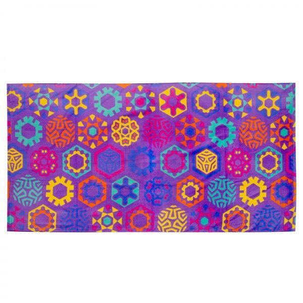 Полотенце Цветные шестиугольники 75x150 см Home Line 