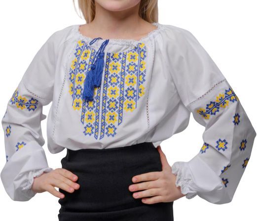 Блуза Сварга Епіцентр 1 р.122 блакитно-жовтий SV-CFE0008-0423-02027-122 