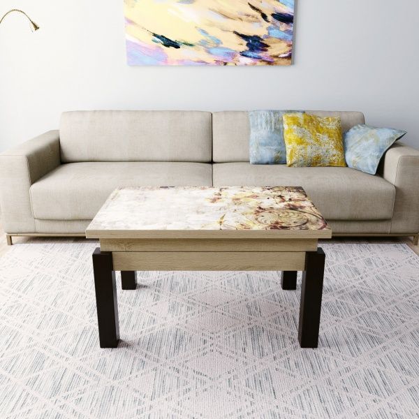 Стіл-трансформер Art in Head Батерфляй дуб сонома/венге Print 590 