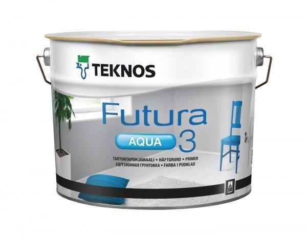 Ґрунт TEKNOS Futura Aqua 3 прозорий глибокий мат 0,9л