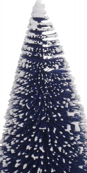 Ялинка декоративна синього кольору, 20 см