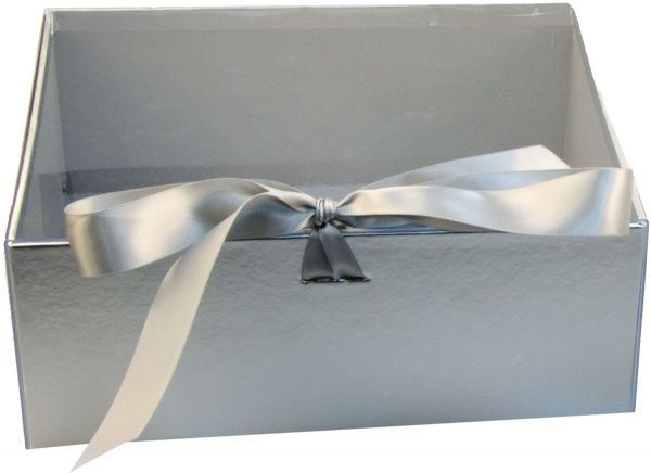 Коробка подарочная з прозорою кришкою W796-1 22x17x8 см