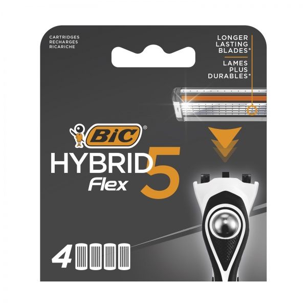 Сменный картридж BIC Flex 5 Hybrid 4 шт.