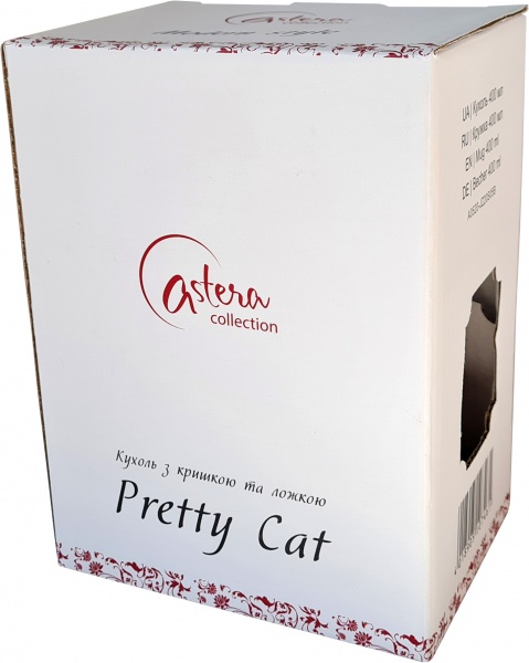 Чашка с крышкой Pretty Kitty 400 мл A0520-JZ20S05B Astera