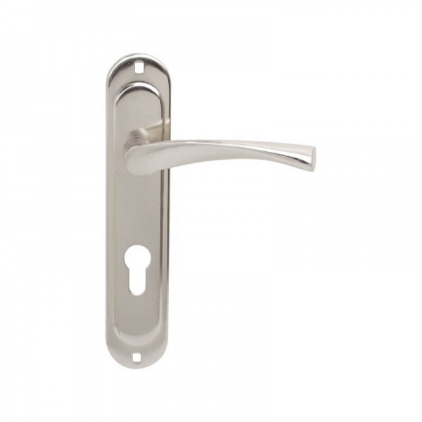 Ручка на планке Bruno Bravo цилиндровый 70 мм матовый никель