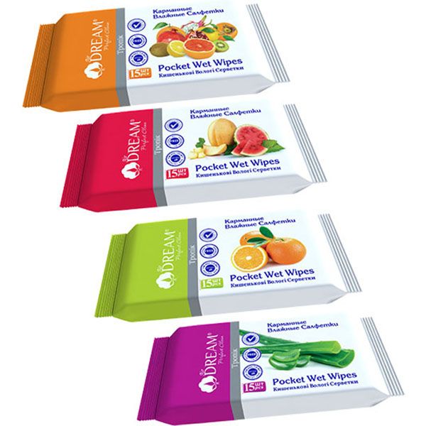 Салфетка влажная Аir Dream Тропик 15 шт.