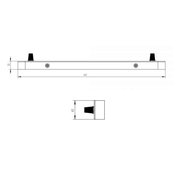 Основа для підвісу LightMaster TD102 чорний