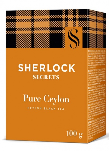Чай черный Sherlock Secrets Pure ceylon 100 г 