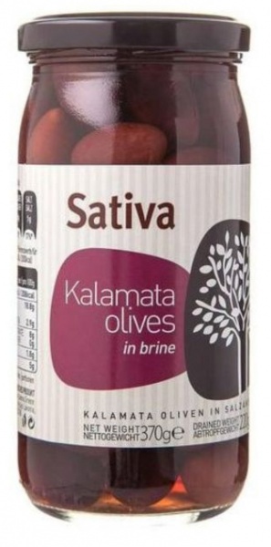 Оливки Sativa Каламата целые в рассоле