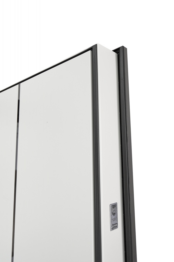 Дверь входная Abwehr КС (571+586) 086R (КВЦ)+(ОлС) кварцит / олово супермат 2050х860 мм правая