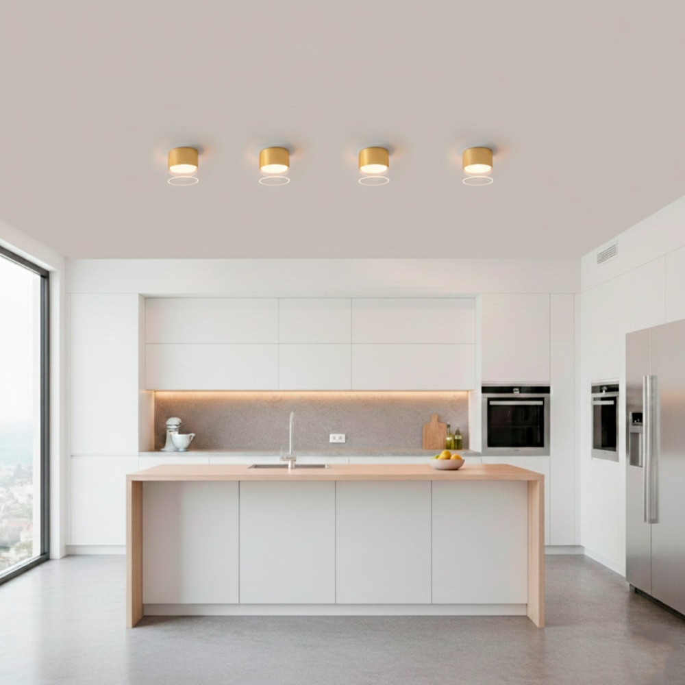 Светильник точечный Eurolamp LumiTube GX53 золото LH-GX53(golden)C