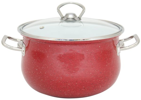 Кастрюля с крышкой 6,5 л 24 см Red 6367510 Infinity