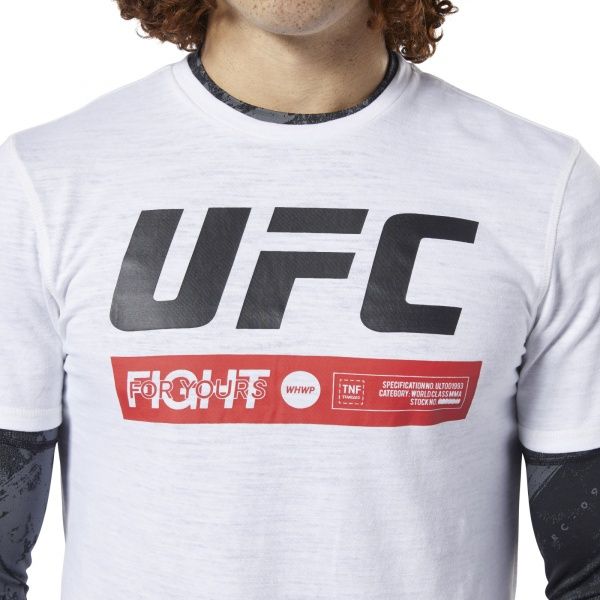 Футболка Reebok UFC FG FIGHT WEEK T EC1256 L білий