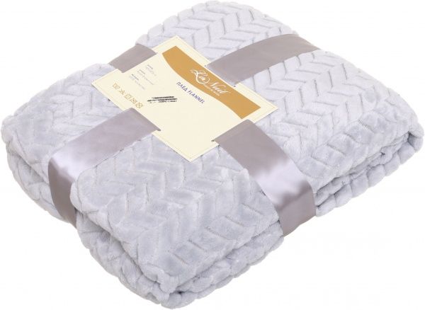 Плед Flannel Plush 160x200 см голубой La Nuit 