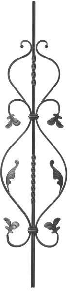 Стойка прямая 950х230 мм 21.115