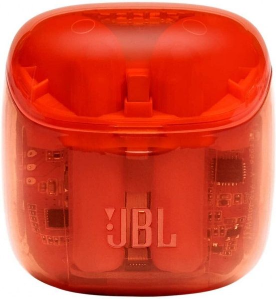 Навушники JBL® TUNE 225TWS transparent orange (JBLT225TWSGHOSTORG) 