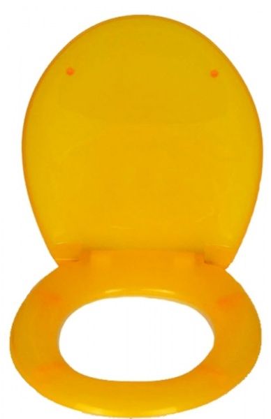 Сидіння для унітаза з кришкою СУ-1.2 помаранчеве