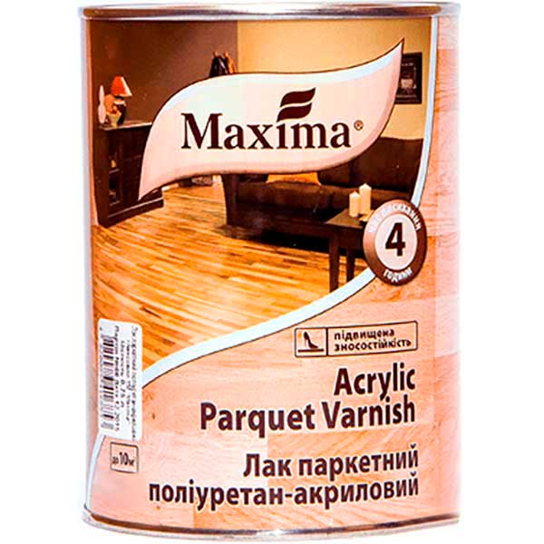 Лак паркетний Acrylic Parquet Varnish Maxima глянець 2,5 л прозорий