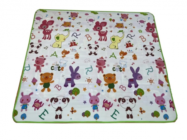  Ланор бэби мат Животные/Дороги 200х180х0,5 см